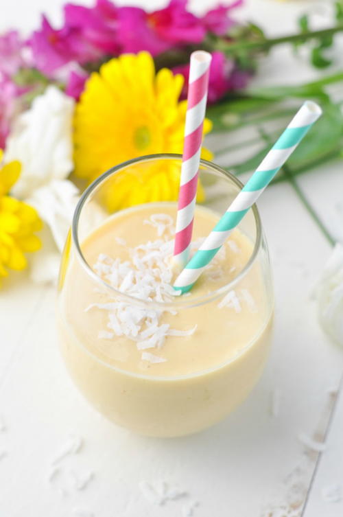 3Ingredient Coconut Tropical Smoothie