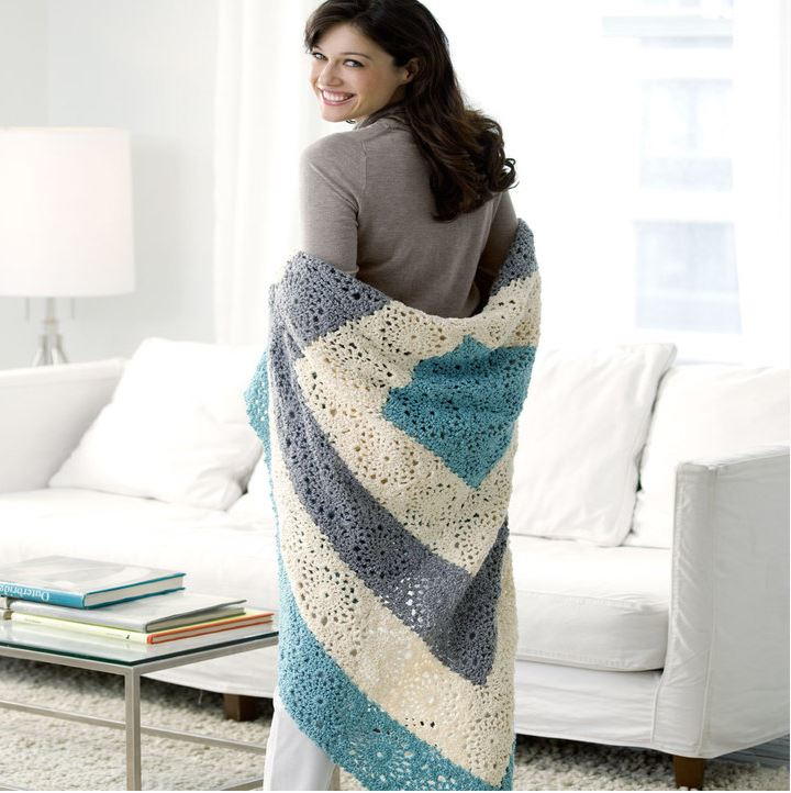 Square Upon Square Throw | AllFreeCrochetAfghanPatterns.com