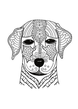 I Woof You Adult Coloring Page