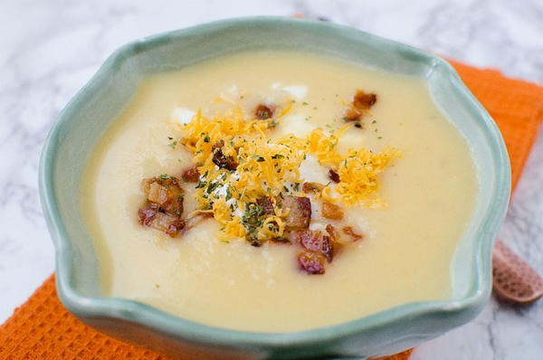 Slow Cooker Loaded Baked Potato Soup