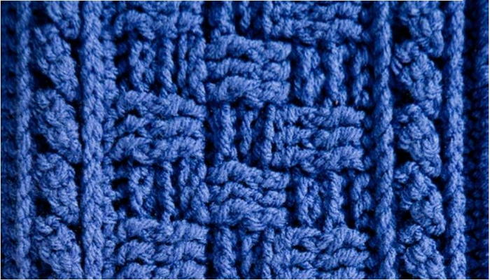 Blueberry Mornings Basketweave Crochet Afghan & Pillow ...