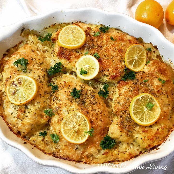 Meyer Lemon Chicken Casserole Recipe | AllFreeCasseroleRecipes.com