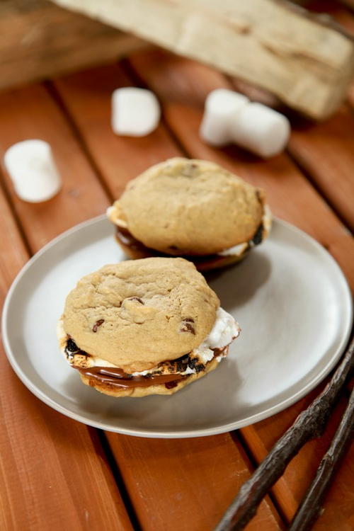 Chocolate Chip Cookie SMores