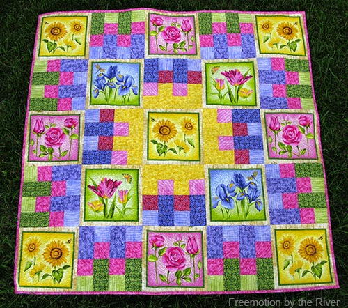 Summer Flower Garden Quilt Tutorial