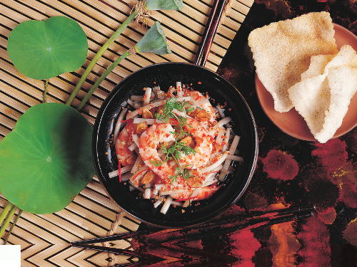 Lotus Stem Salad with Shrimp Goi Ngo Sen