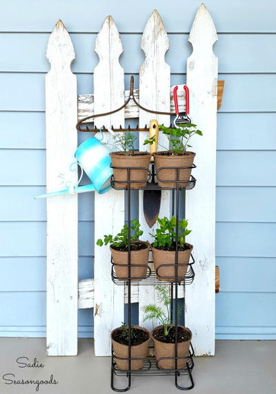Upcycled Summer Herb Garden
