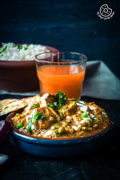 Restaurant Style Matar Paneer Curry