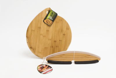 Totally Bamboo Pizza Cutter and Artisan Pizza Board