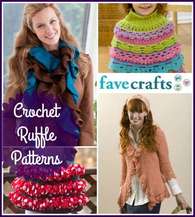 16 Crochet Ruffle Patterns | FaveCrafts.com