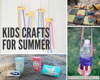 28 Kids Crafts for Summer | AllFreeHolidayCrafts.com