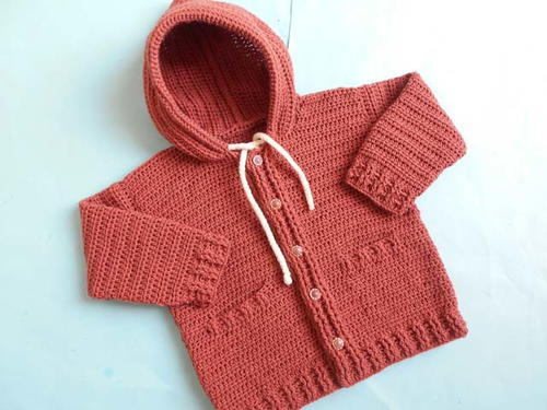 baby hooded sweater
