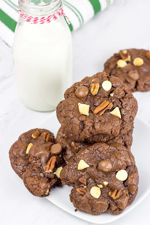 Triple Chocolate Cookies