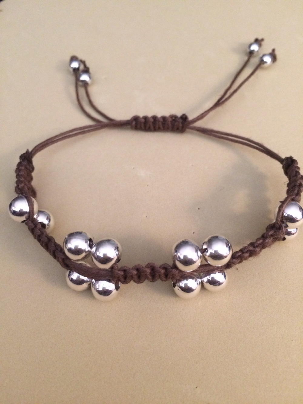 Studded Leather Macrame Bracelet | AllFreeJewelryMaking.com