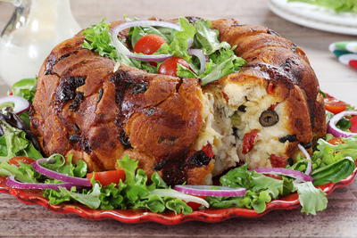 Pull-Apart Salad Bread