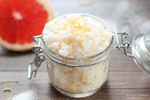 Coconut Grapefruit Sugar Scrub Recipe