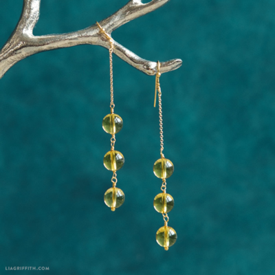 Lemon Drop DIY Earrings