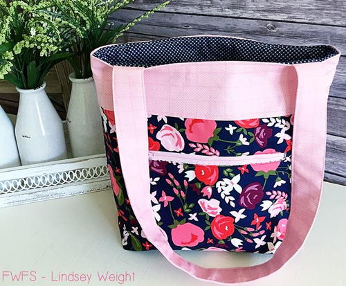 Posy Pocket Tote Tutorial | FaveQuilts.com