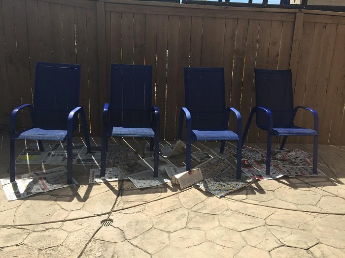 Pretty Polka Dot Patio Furniture