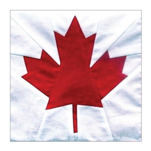 Canada Maple Leaf Block Pattern