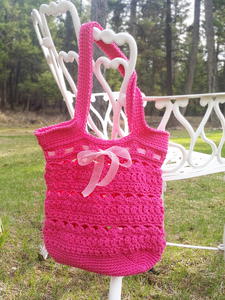 Secret Garden Tote/Market Bag | AllFreeCrochet.com