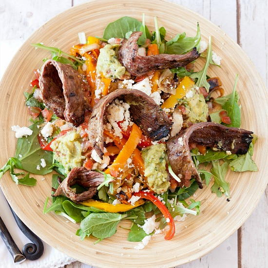 Grilled Steak Fajita Salad