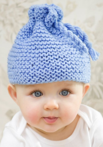 Garter Stitch Baby Hat