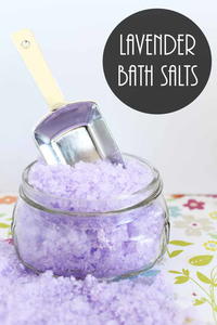 Bubbling Lavender Bath Salts Recipe | FaveCrafts.com