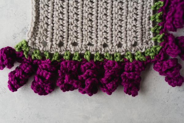 How to Crochet Curly Q Edging