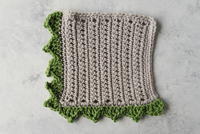 How to Crochet the Pointed Scallop Edging
