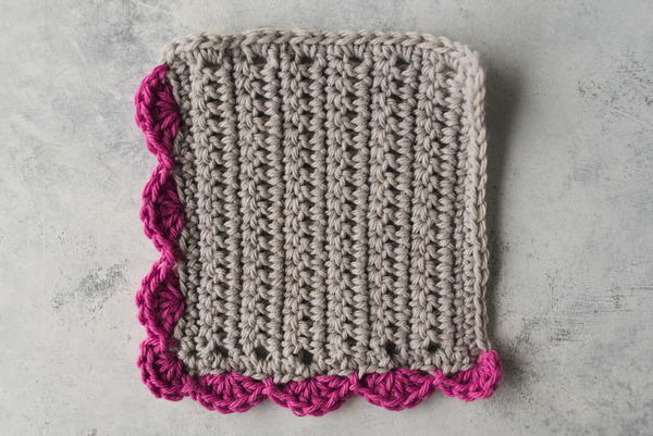 How to Crochet Sweet Shell Edging