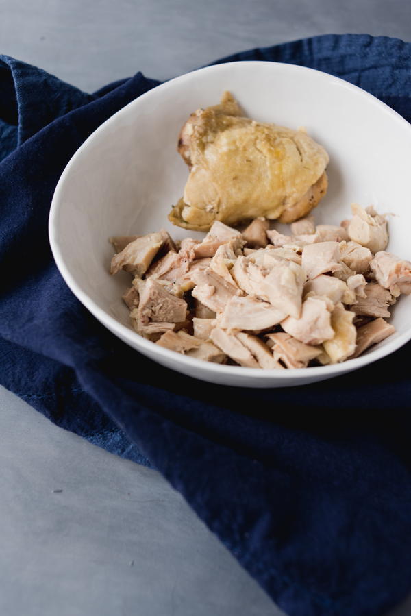 Poached Chicken Thighs
