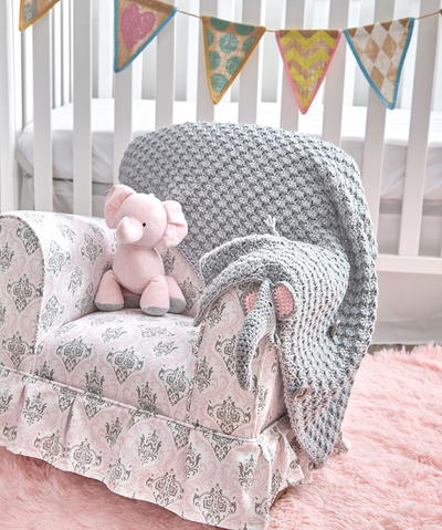 The Most Adorable Elephant Crochet Baby Blanket