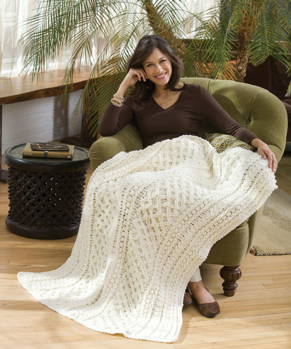 Lattice Crochet Cable Pattern AllFreeCrochetAfghanPatterns