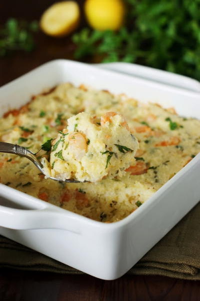 Deep South Shrimp and Grits Casserole