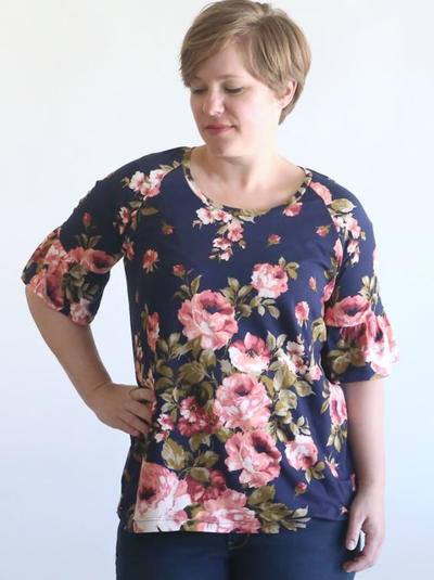 Sweet Ruffle Sleeve Pattern | DIYIdeaCenter.com