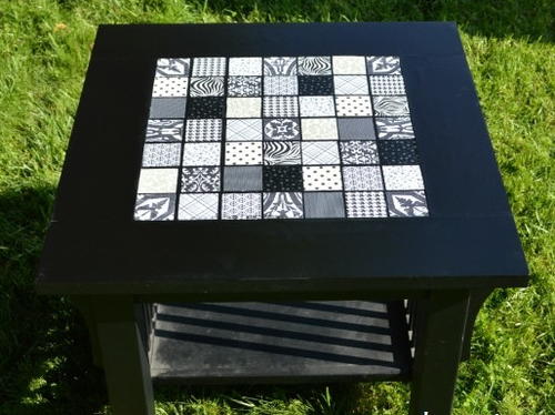 How to Make a Mosaic Side Table