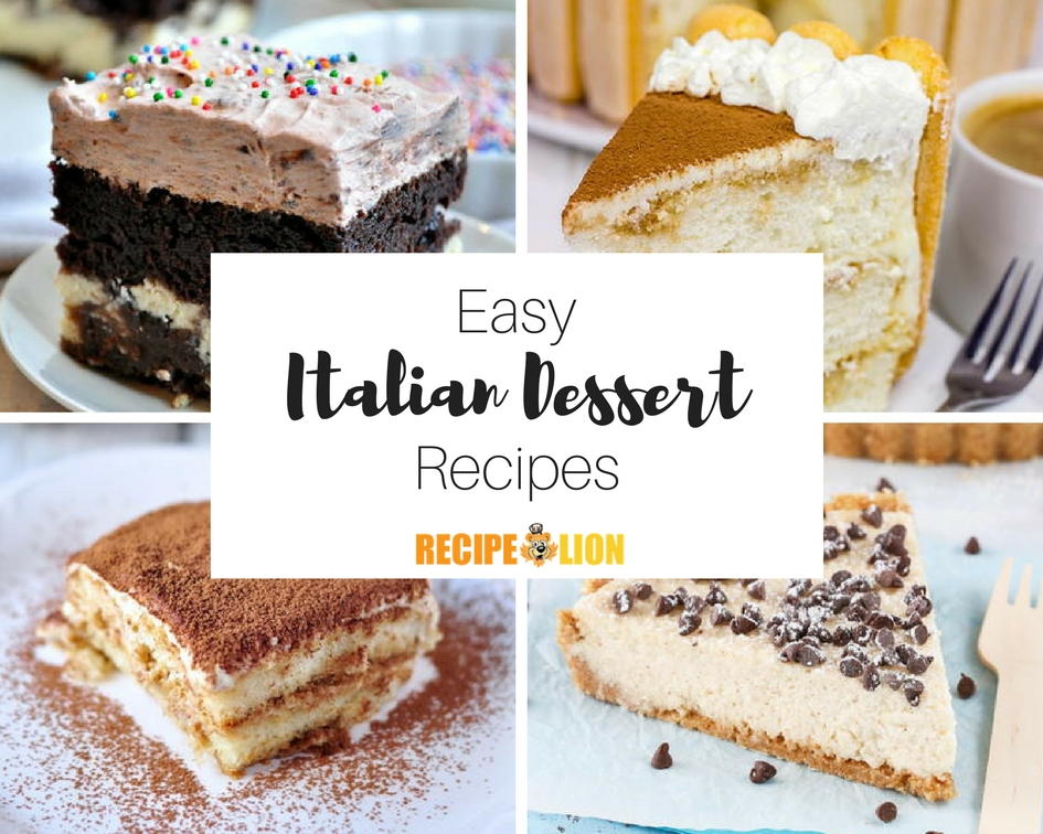 24 Easy Italian Desserts | RecipeLion.com