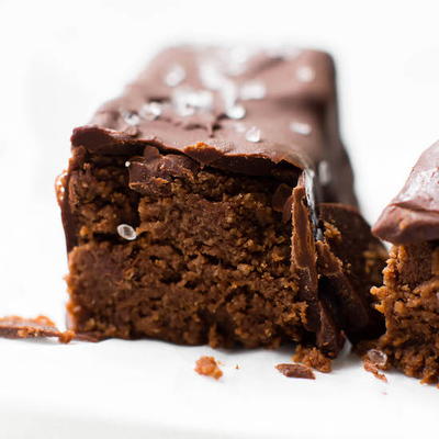 Salted Chocolate Truffle Bars