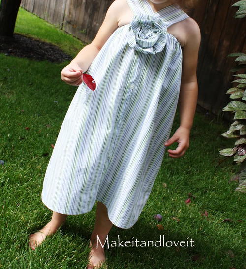 Upcycled Dress for Girls