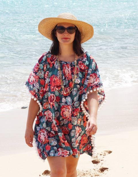 Vintage Inspired Seaside Coverup