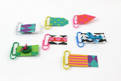Scrapbooking Paperclip Bookmarks