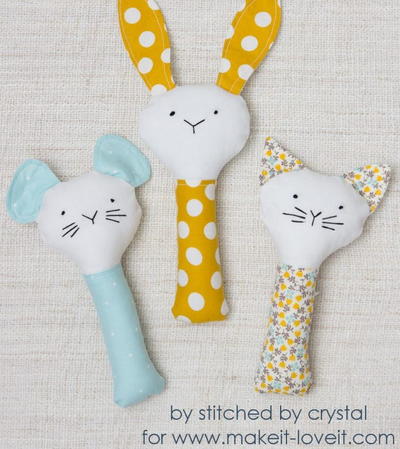 Plush Rattle Sewing Pattern