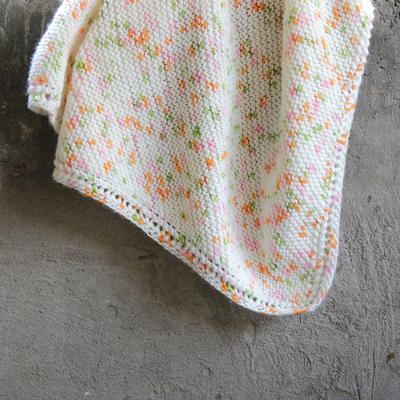 Peas and Carrots Baby Blanket