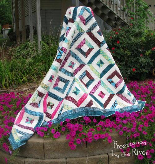 Petunia Strings Quilt Tutorial