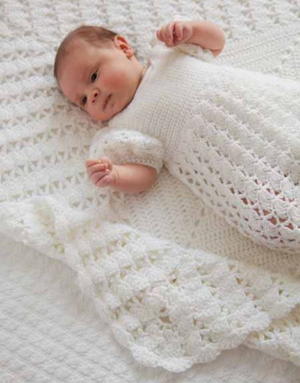 Princess Charlotte's Christening Crochet Blanket