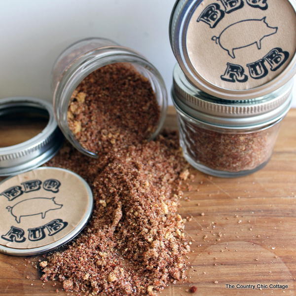 Barbecue Rub--Fathers Day Gift in a Jar