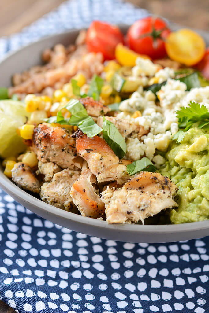 Slow Cooker California Chicken Bowls