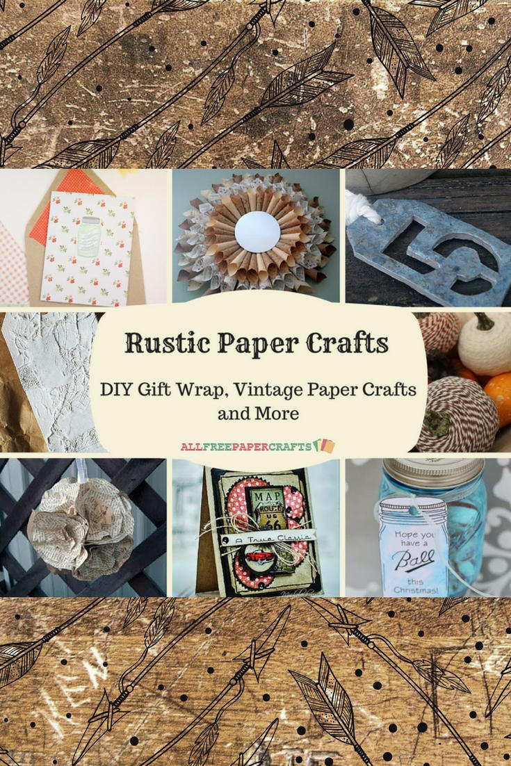 Diy Rustic Paper Crafts DIY Paper Pinwheel Decoration โ Country