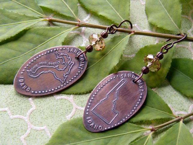 Souvenir Penny DIY Earrings