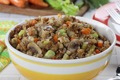 Old World Slow Cooker Stuffing